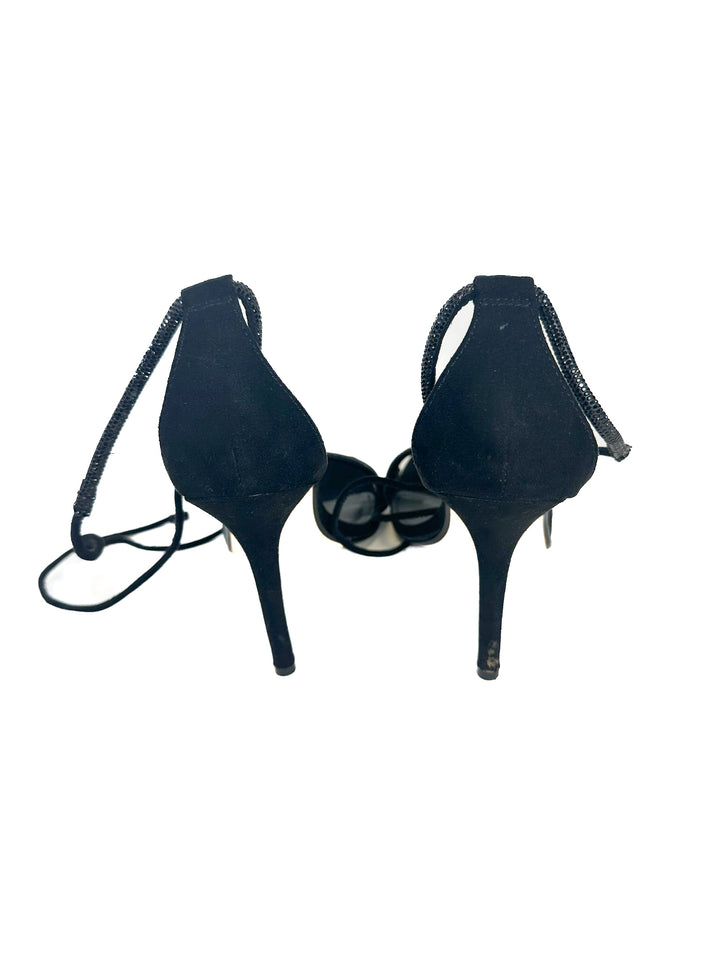 Express Black Stiletto Heels (7.5)