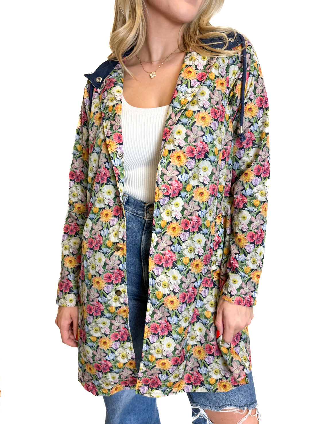 Ivy City Co. Floral Raincoat NWT (XXS)*