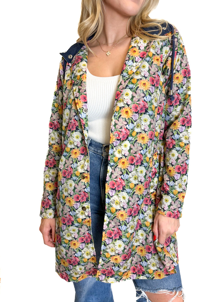 Ivy City Co. Floral Raincoat NWT (XXS)*