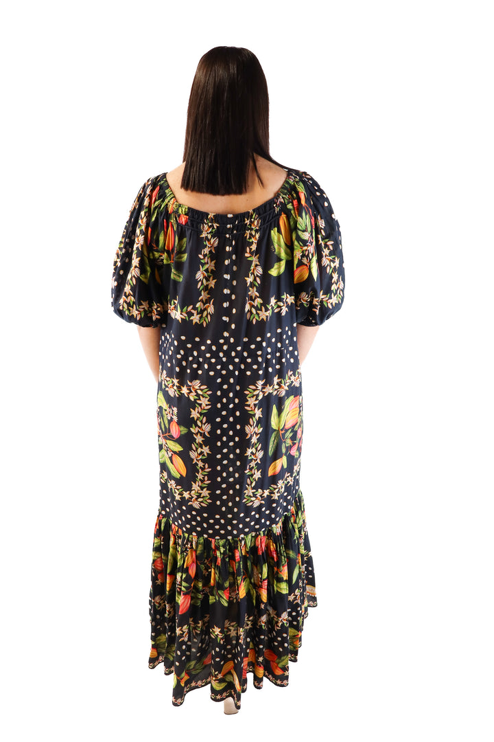 Farm Rio Cotton Floral Maxi Dress (S; retail $360)