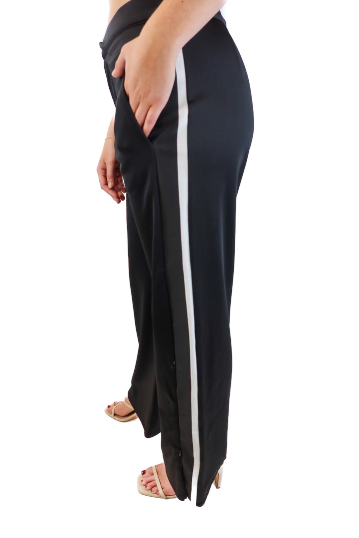 French Connection Black "Tuxedo" Pant (8; retail $98)