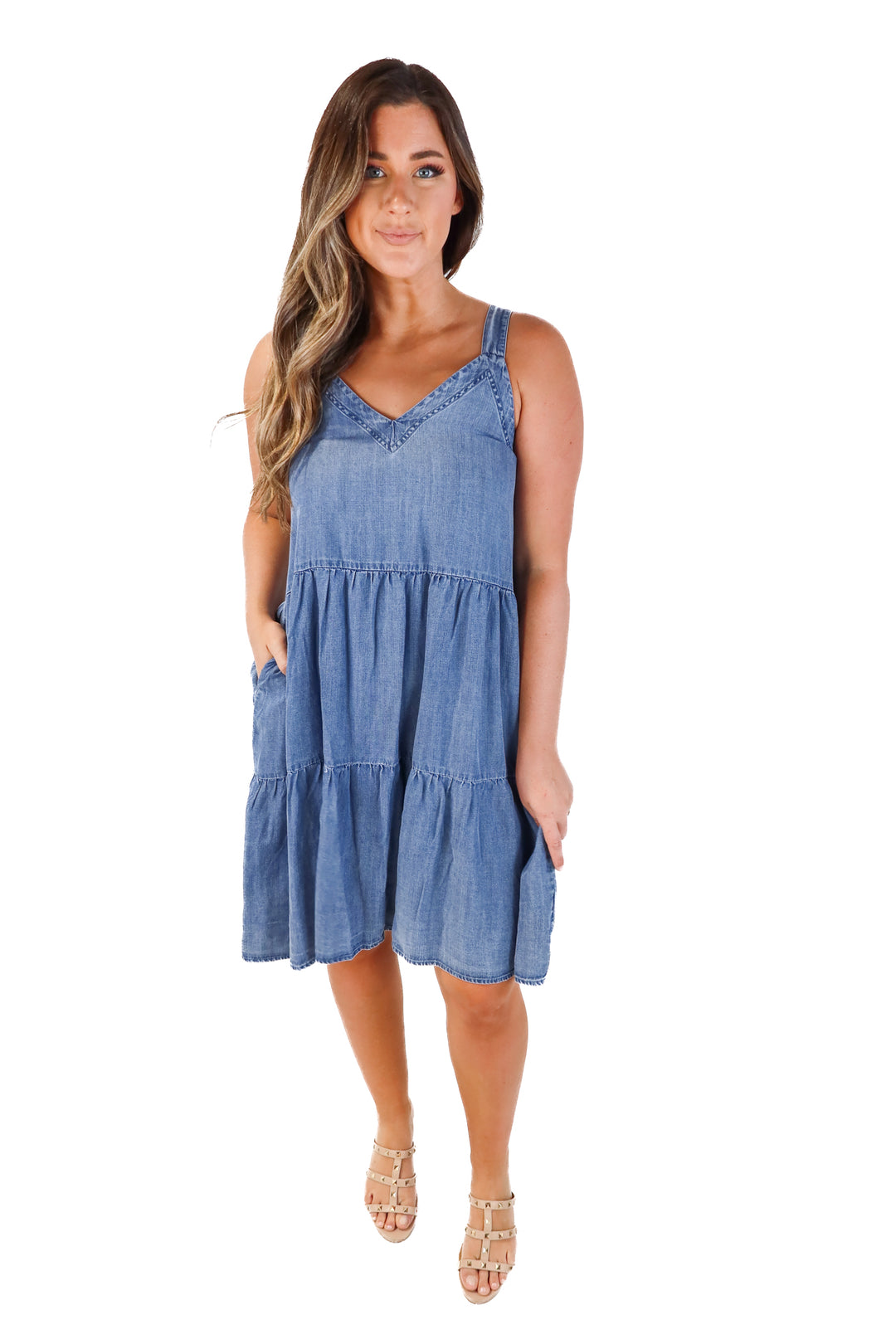 Splendid Denim Dress (S; retails for $158)