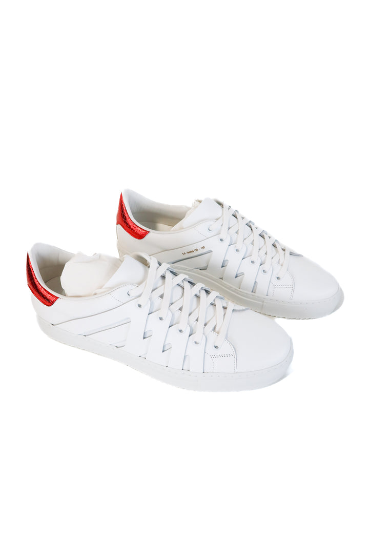 PS821 white/red snake sneakers NWT (12)