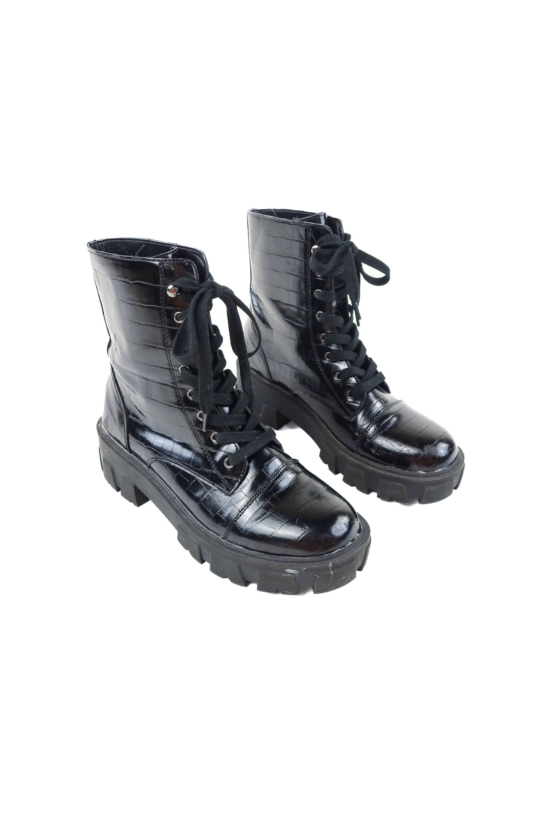 glamourous black snakeskin boots (6)