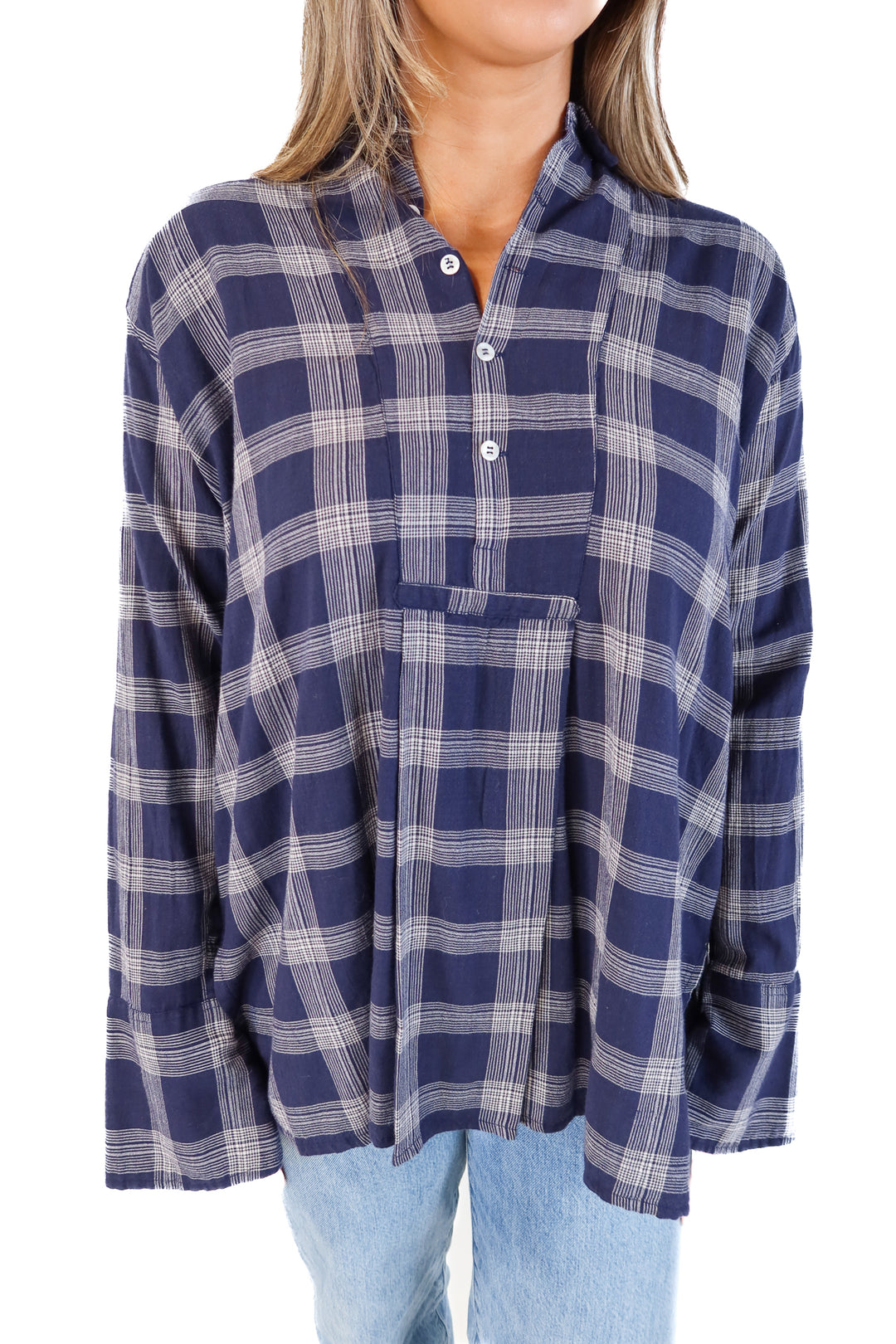 Domi Plaid Top (M)