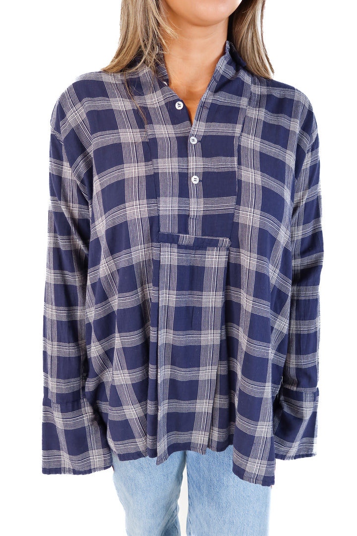 Domi Plaid Top (M)