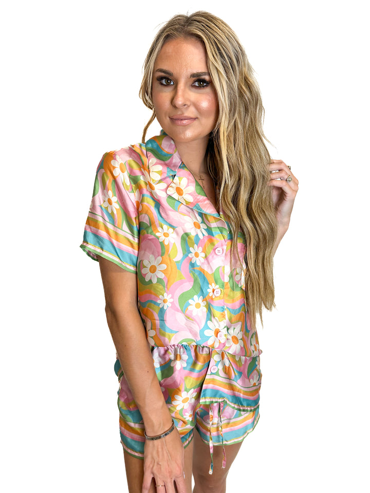 Show Me Your Mumu Floral Pajamas (XS)