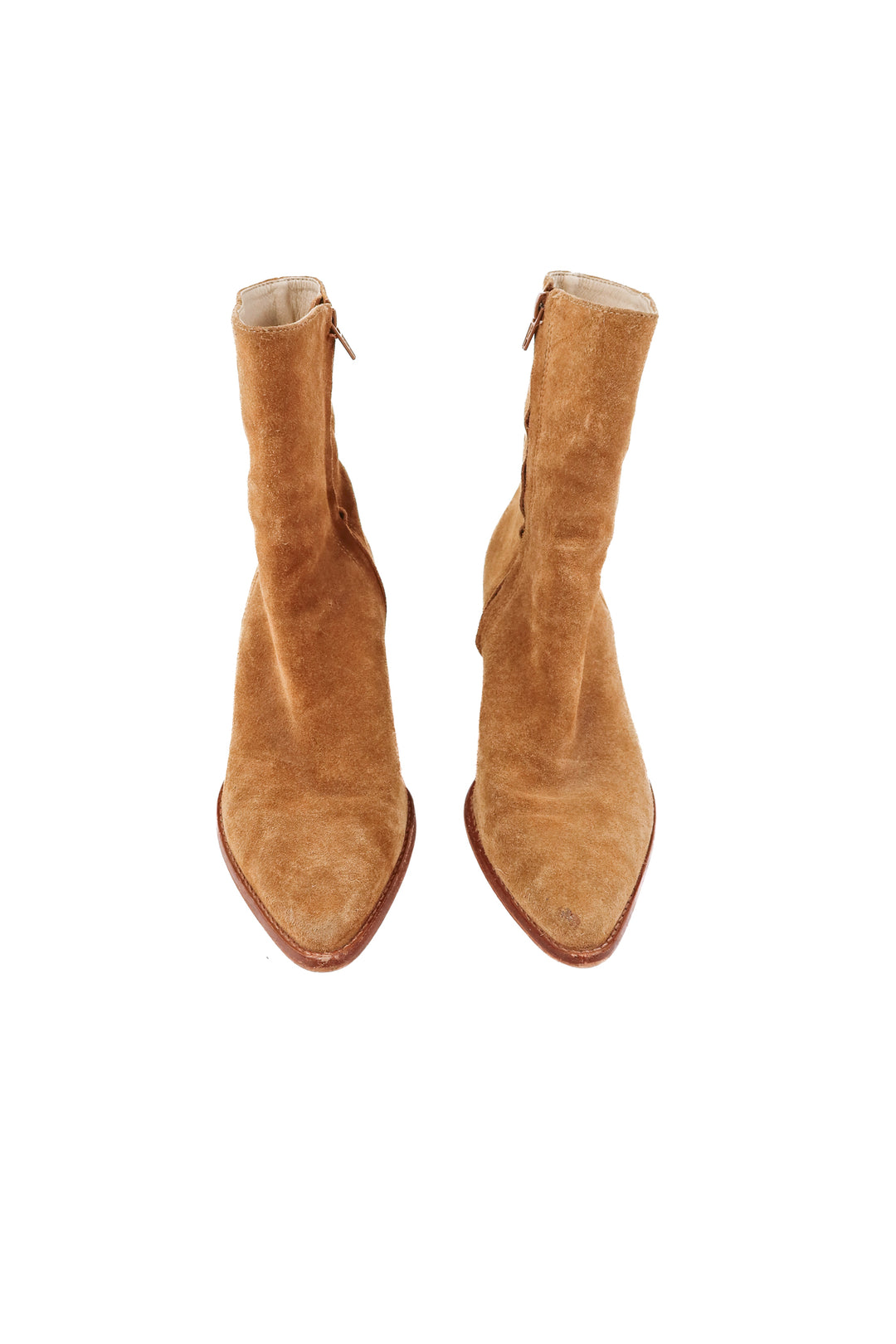 matisse brown suede booties (9.5; retail $205)