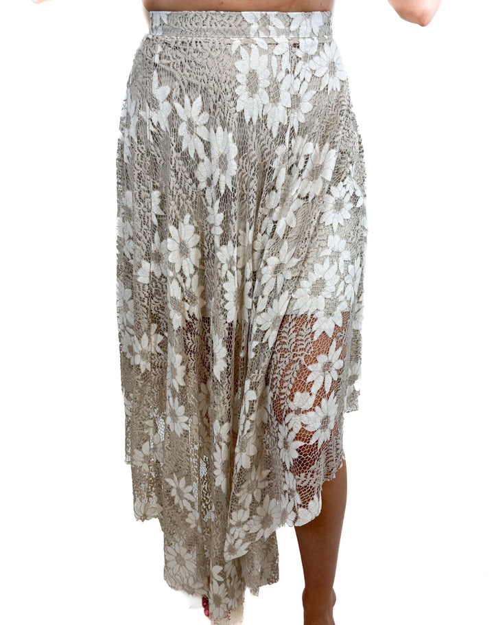 Joyfolie Light Taupe Skirt NWT (XXS)