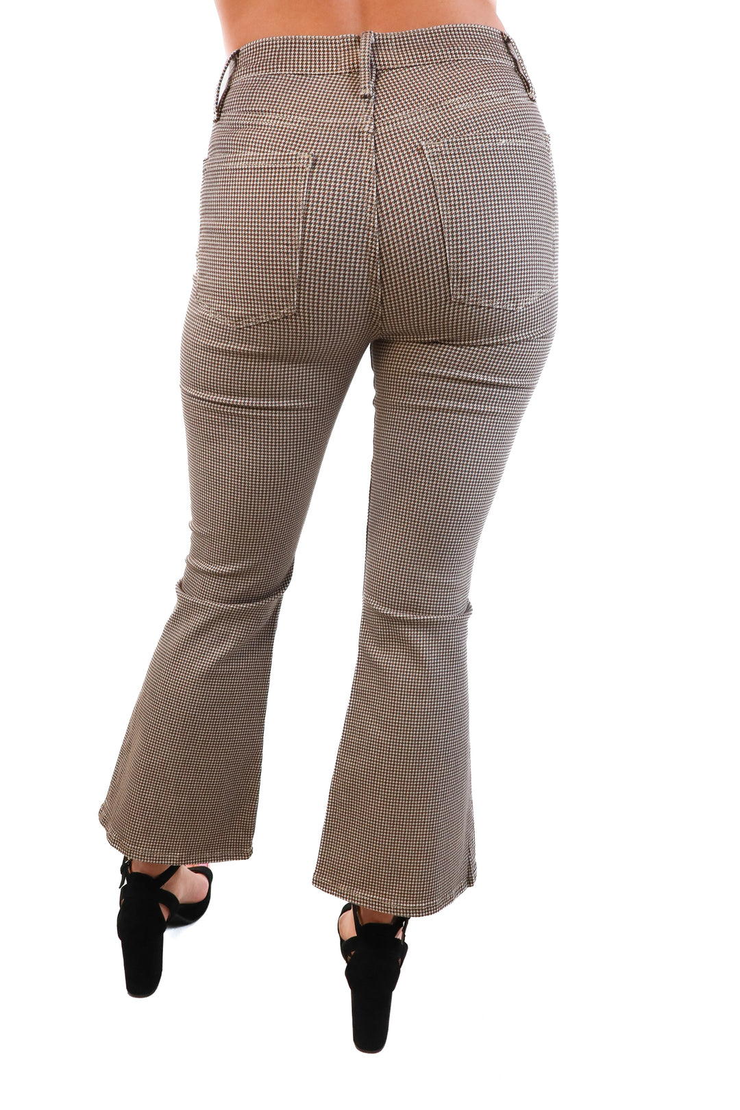 Frame Houndstooth "Le Crop Flare" Pants (27; retail $288)