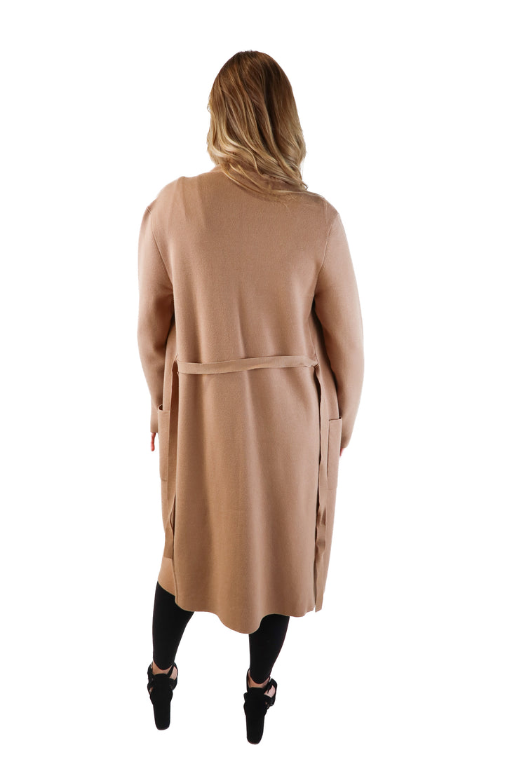 SOLD: Babaton camel long cardigan NWT (M; retails for $148)