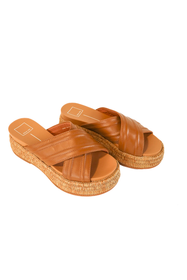 dolce vita brown woven sandals NWOT (8.5)