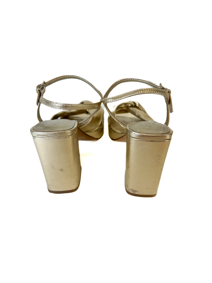 Vince Camuto Gold Heels (7)