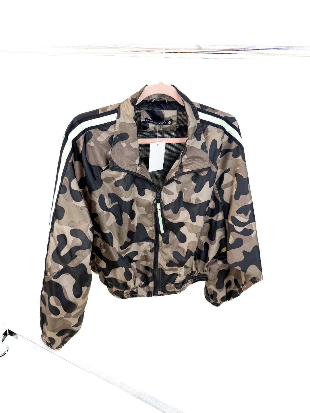 blanc noir camo zip up (m)