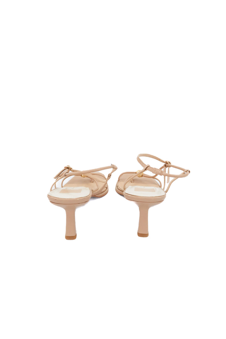 dolce vita nude sling back sandals (10; retail $134)