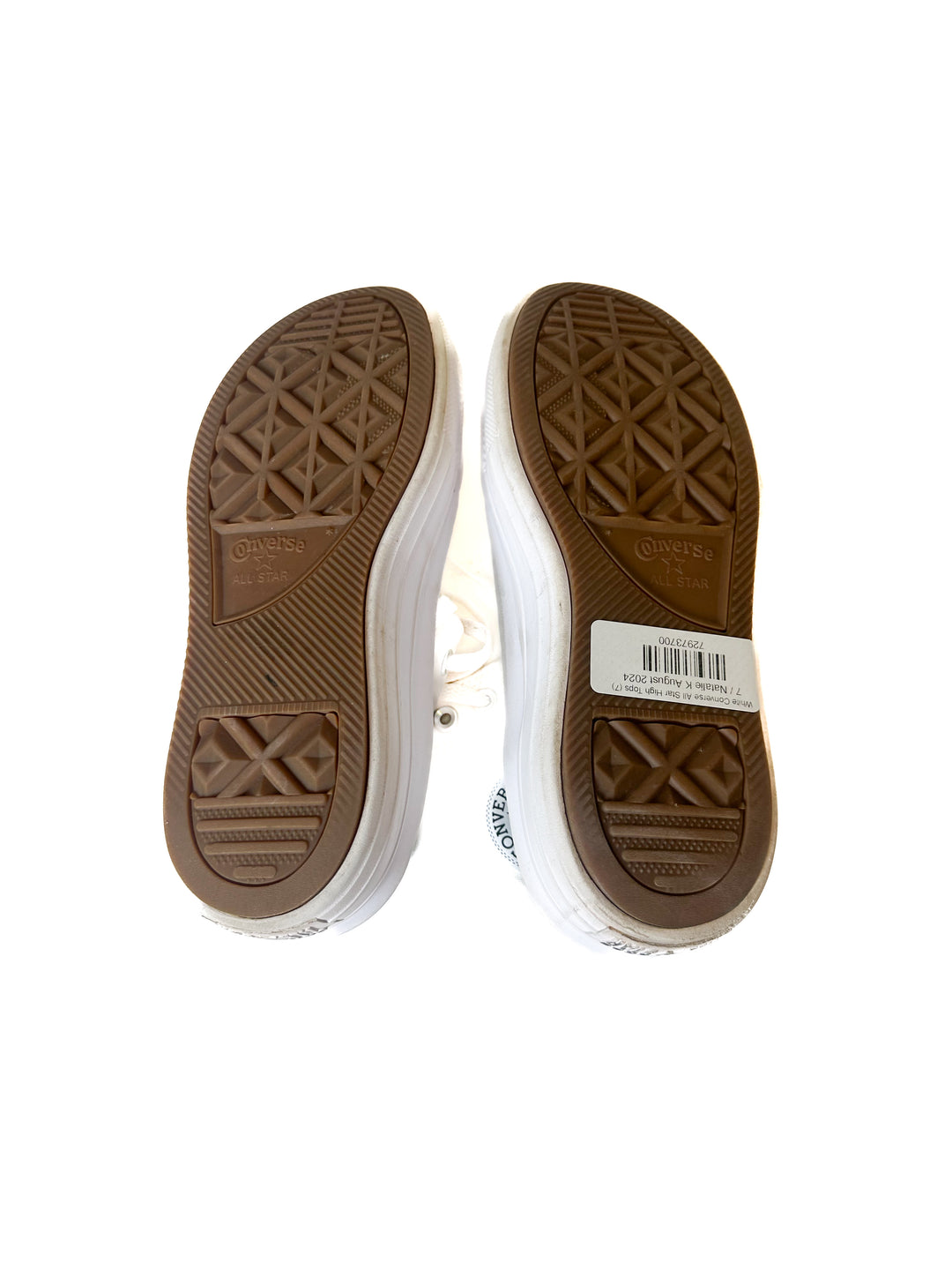 White Converse All Star Move Platform Hi-Top Sneakers (7)