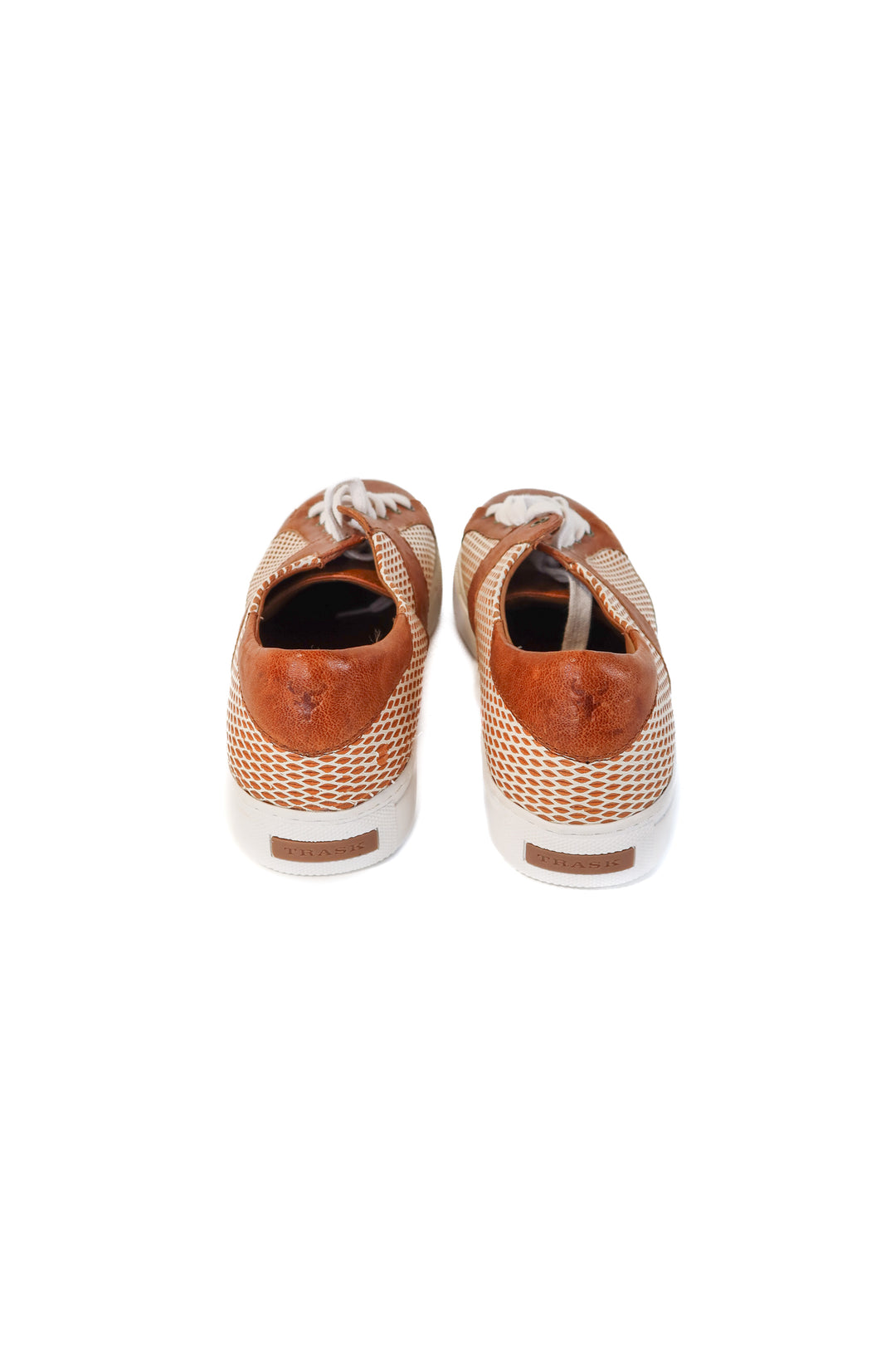 trask brown printed sneakers NWOT (7; retail $198)
