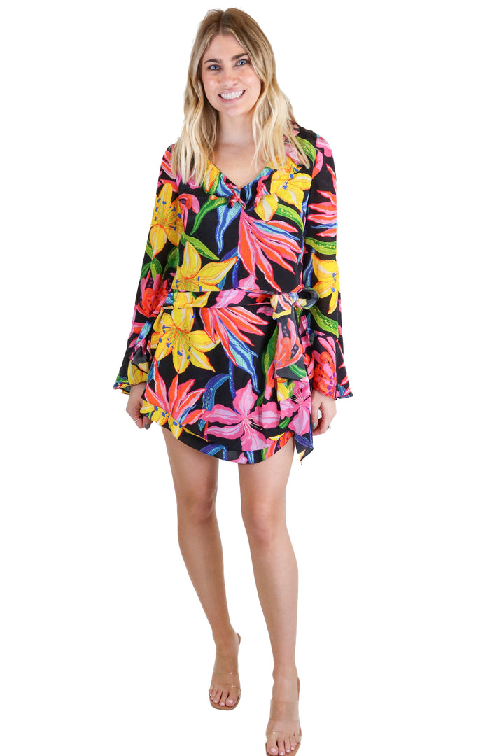 Rococo Sand multi colored floral printed set NWT (S)