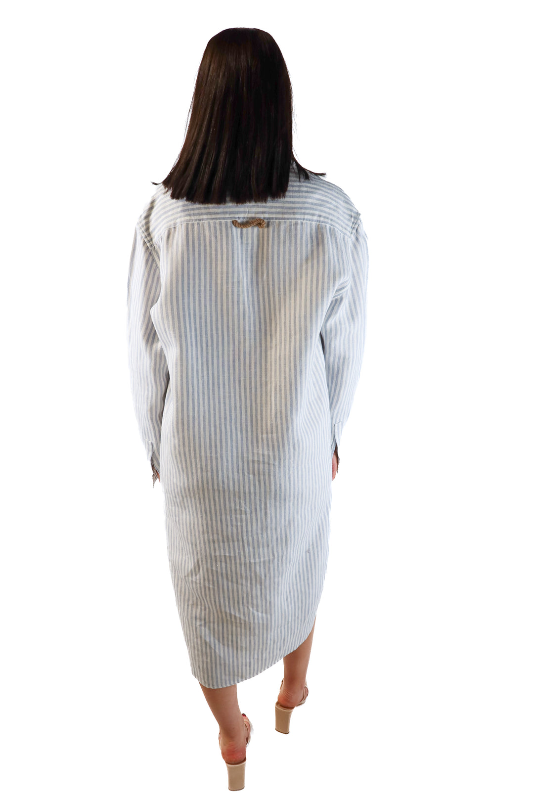 The Salting Striped Linen Dress (S; retail $298)