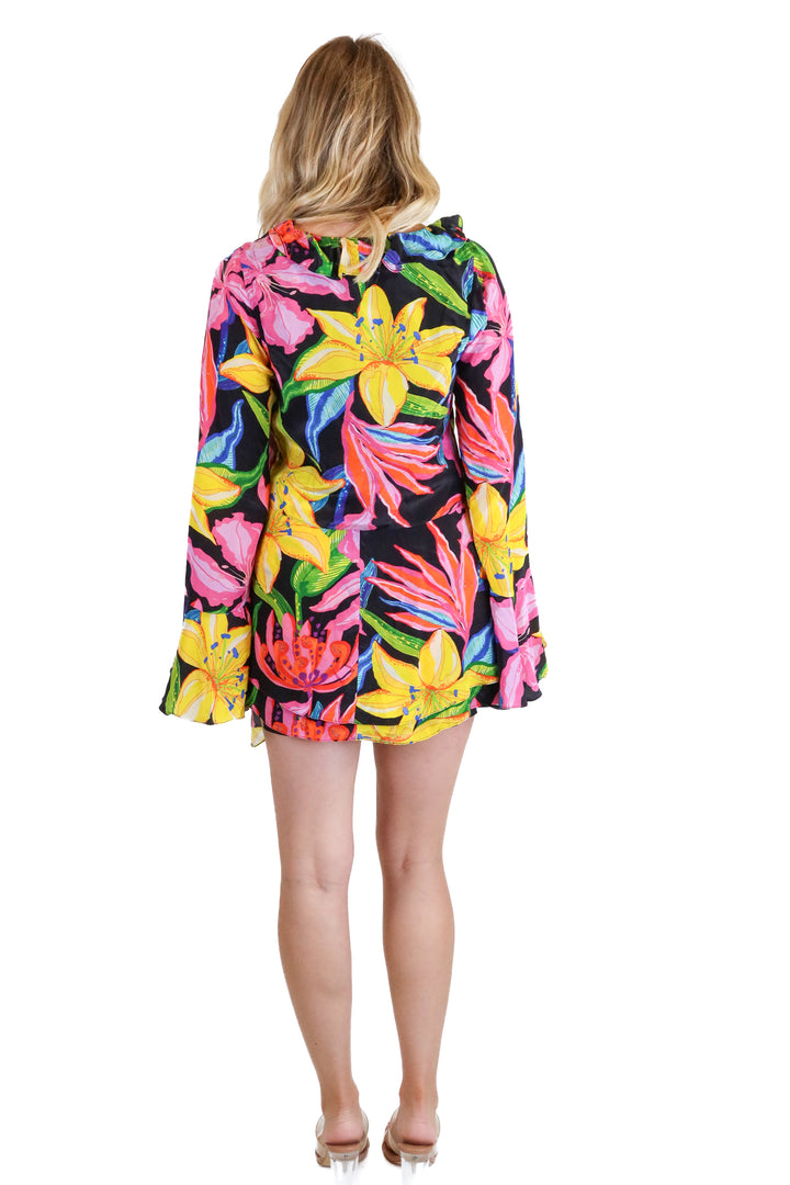 Rococo Sand multi colored floral printed set NWT (S)