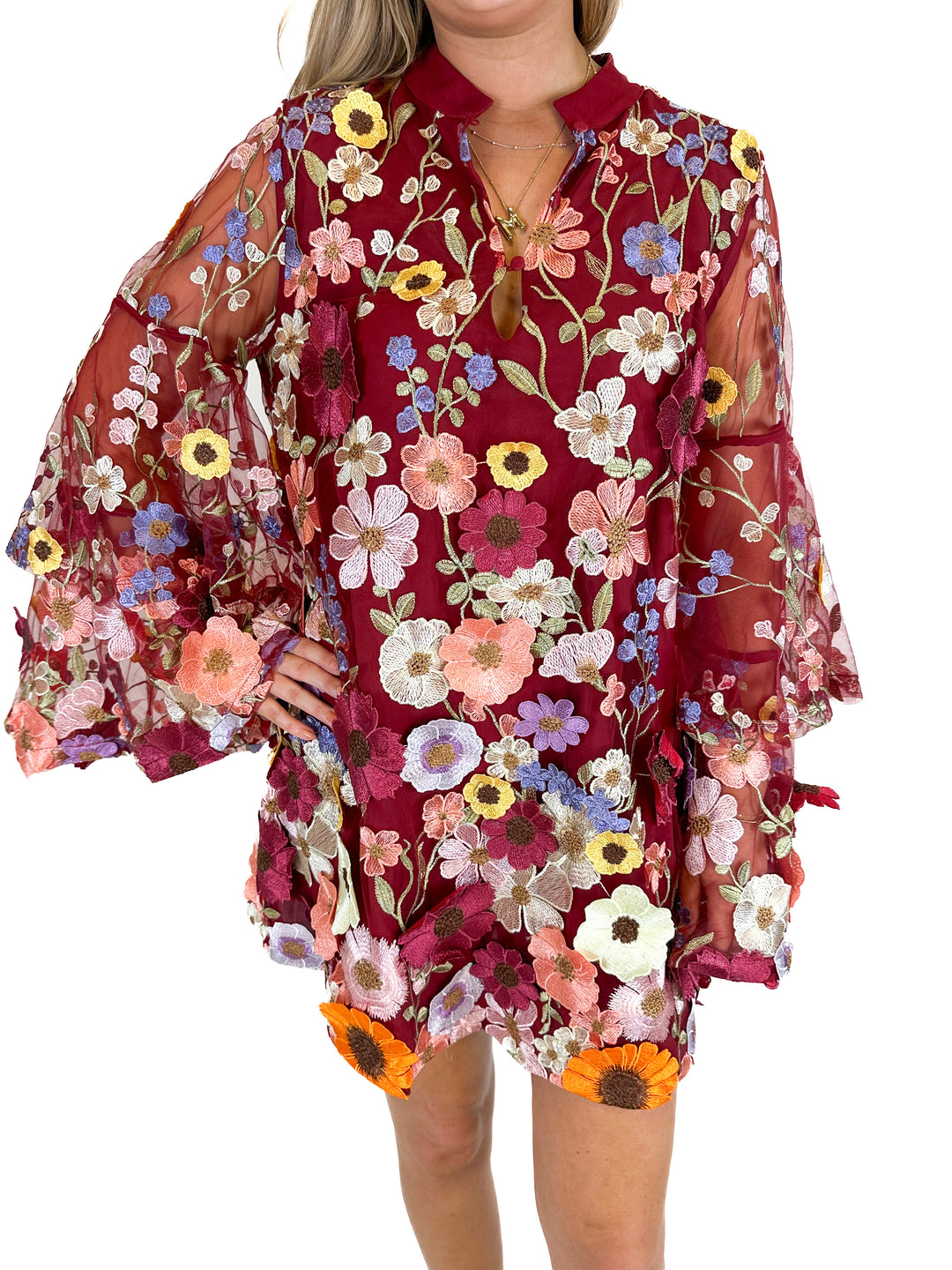 Buddy Love Floral Mini Dress (L)