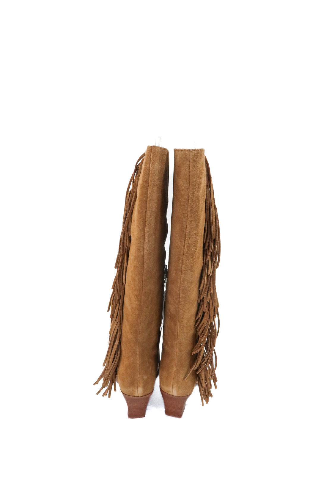 dolce vita tan suede w/ fringe tall boots (9.5)