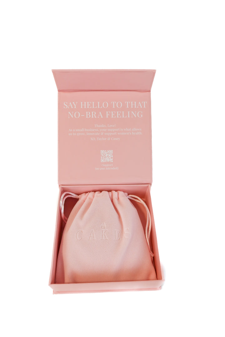 cakes nude breast petals NWOT (retail $33)