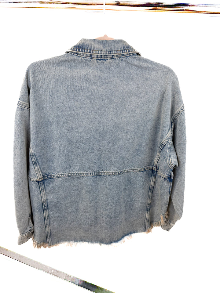 All Saints jean jacket (4; est. retail $249)