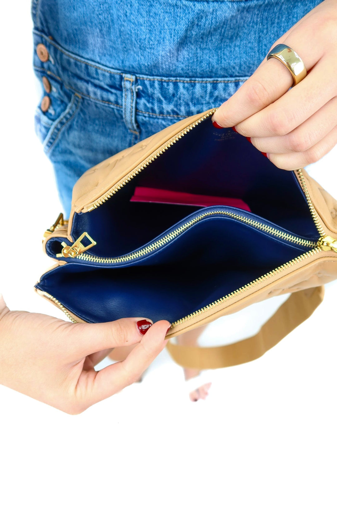 Louis Vuitton Coussin PM in Beige (retail $4,950)