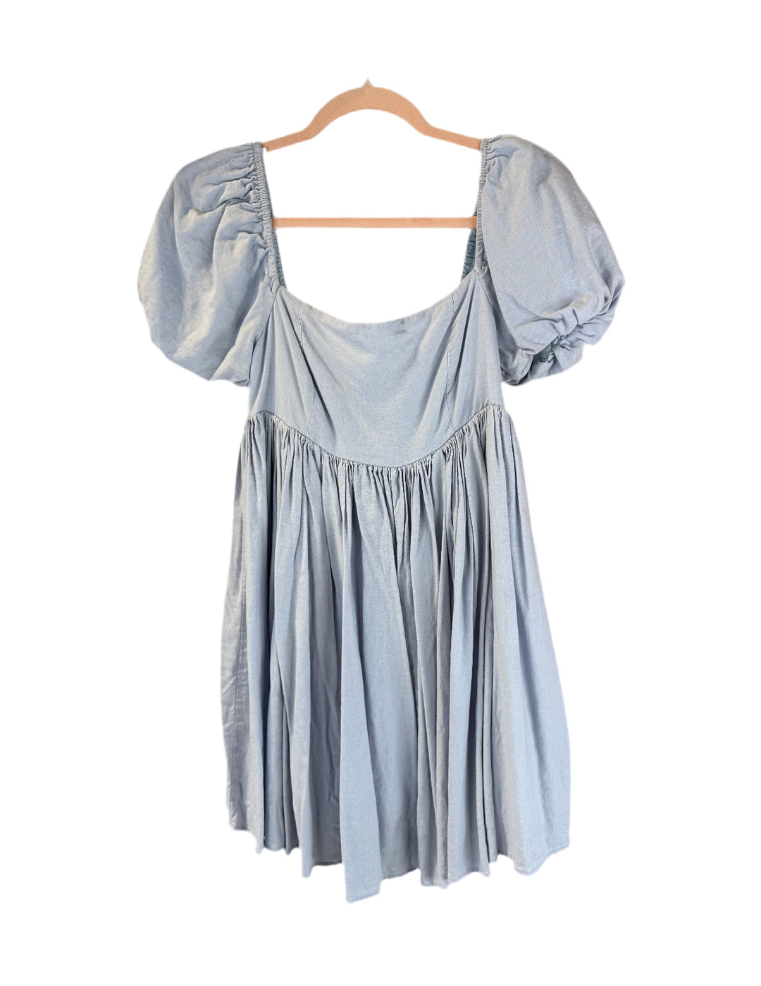Vici periwinkle babydoll dress (s)