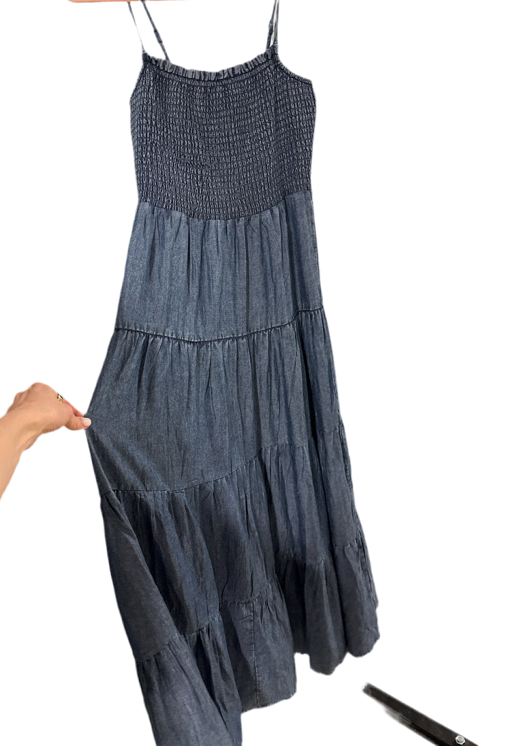 SOLD: zsupply chambray midi dress NWT (s; retails $119)
