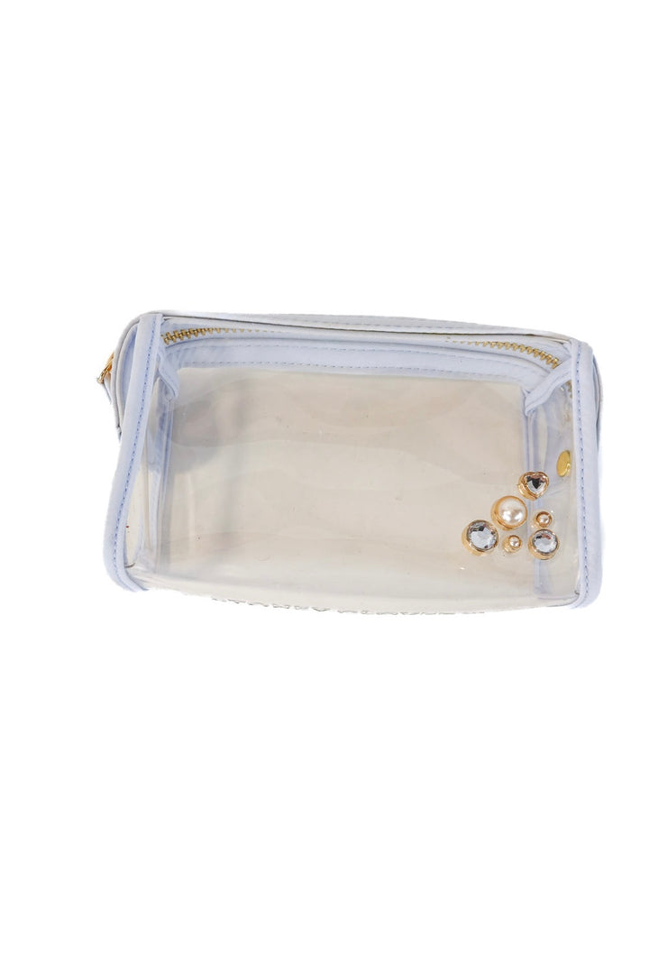 stoney clover clear blue pouch NWOT (retail $78)