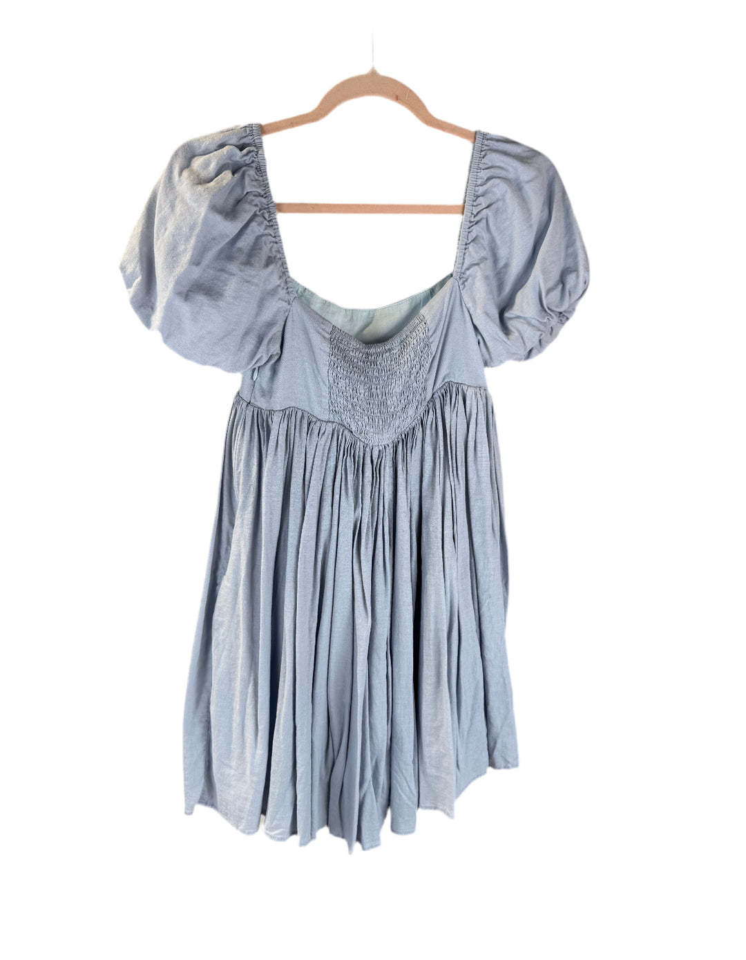 Vici periwinkle babydoll dress (s)