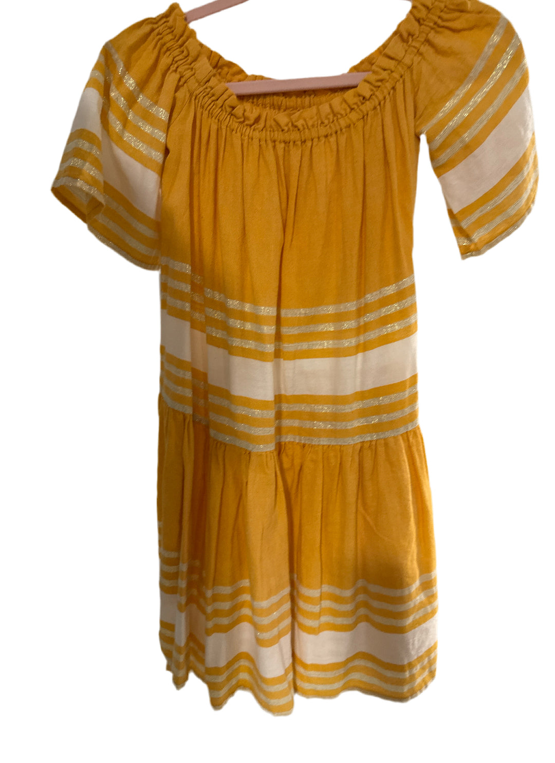 SOLD: Sundress Marigold Striped Dress (XS/S; retail $210)
