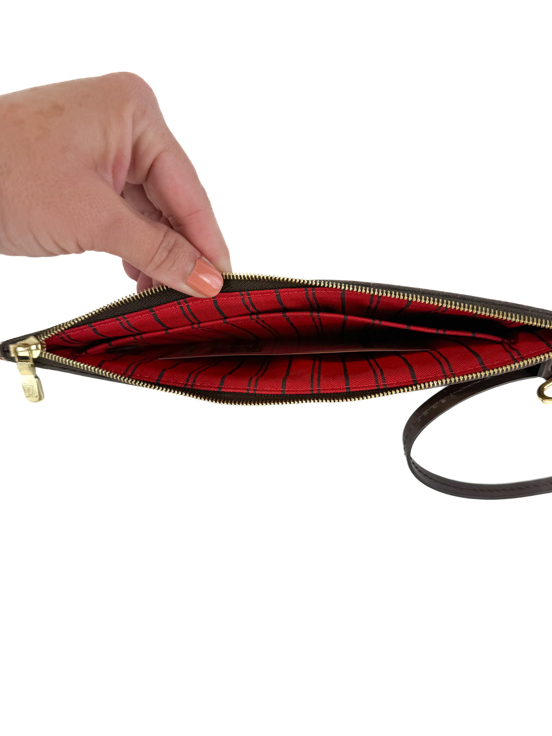 Louis Vuitton Damier Wristlet NWOT (retail $1,350)