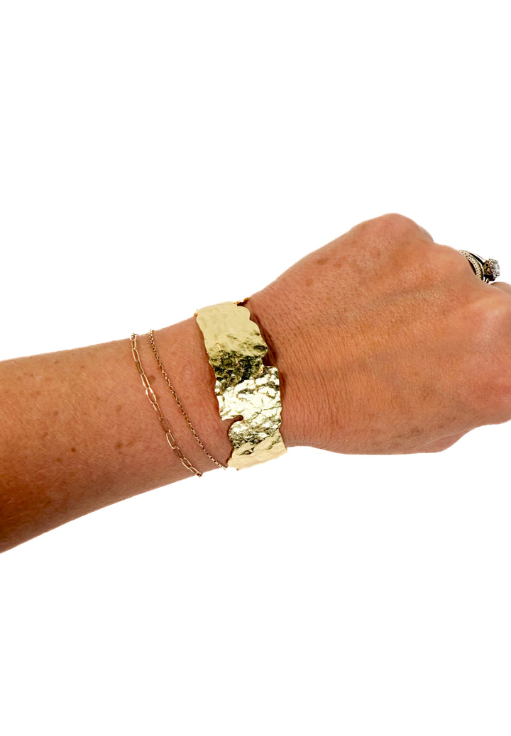 SOLD Easton Elle Plated Cuff - Extra Thick NWT (largest pictured)