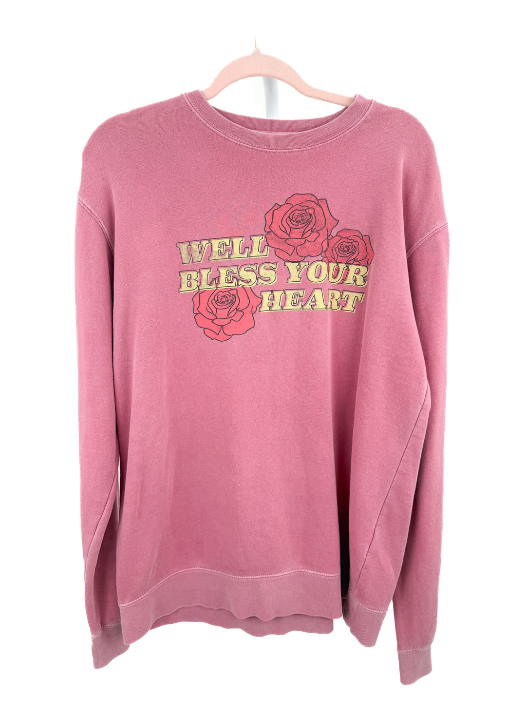 mallory ervin bless your heart crewneck (M; retail $80)