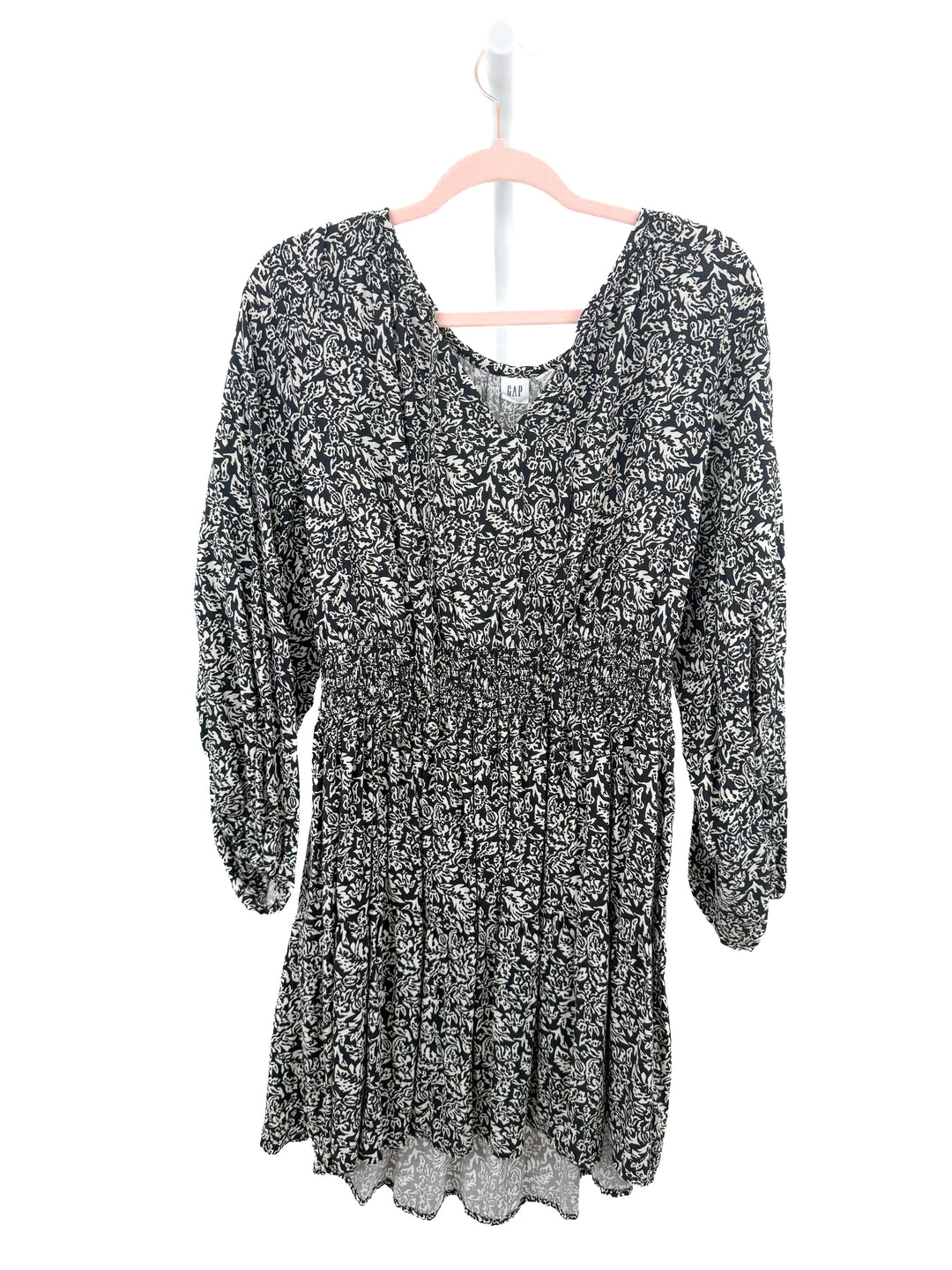 Gap black and white dress (L)