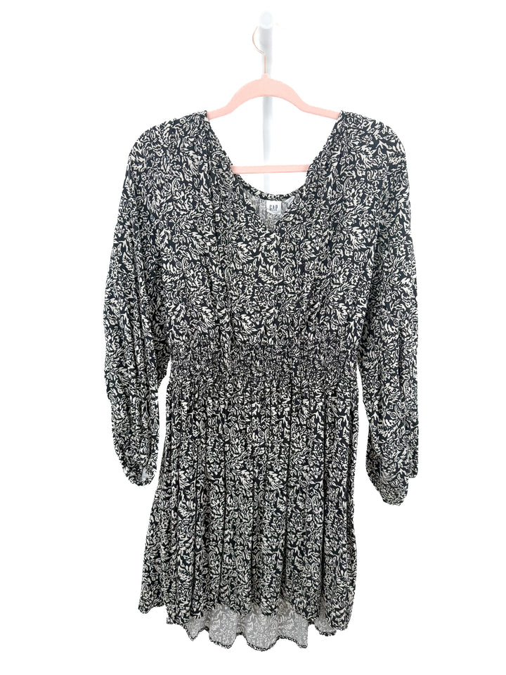 Gap black and white dress (L)