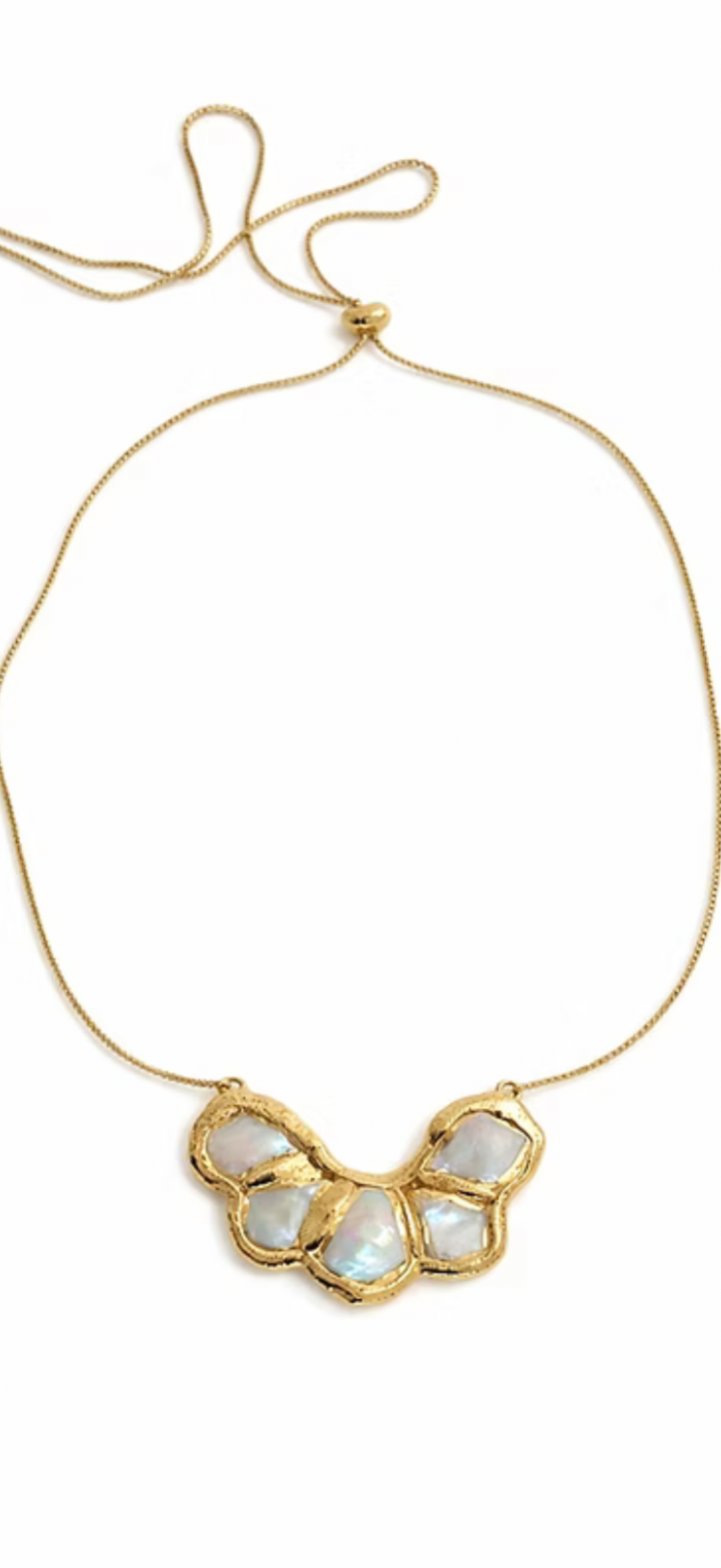 Easton Elle Cluster slip necklace