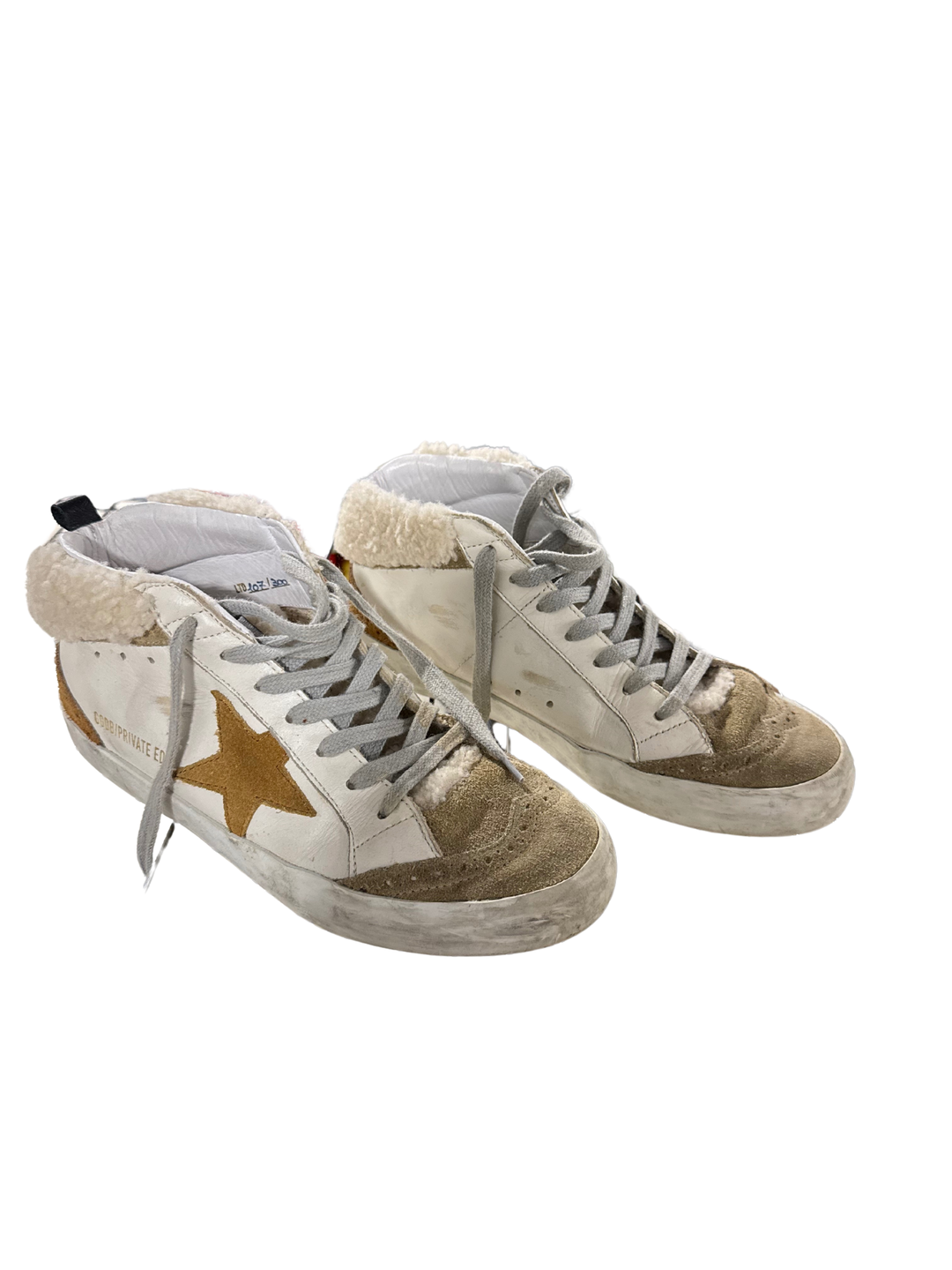 Golden Goose Midstart Teddy Sneakers (38/ US7.5-8; retail $710)