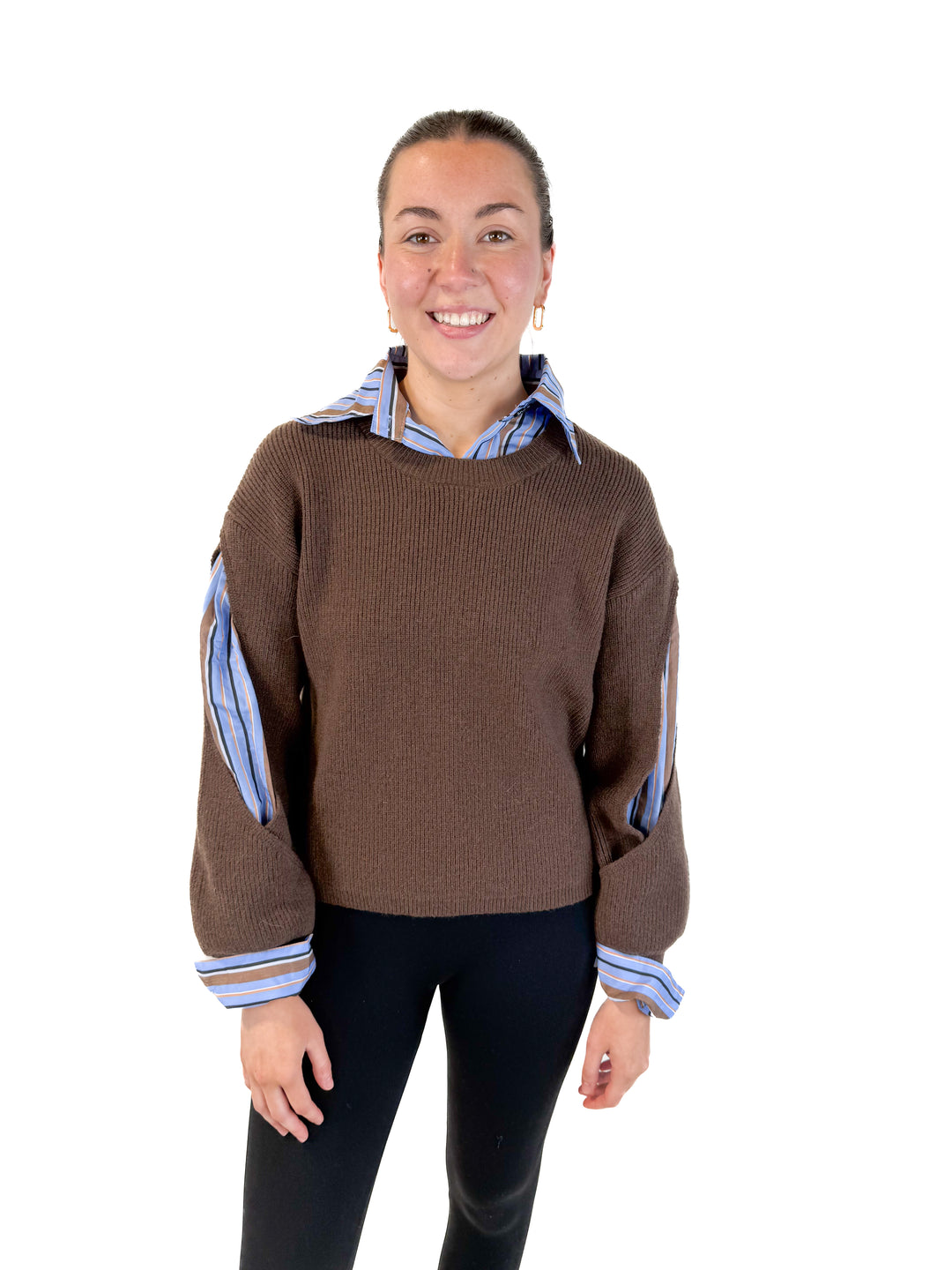 Commense 2 in 1 cutout sweater NWT (S; retails for $65)