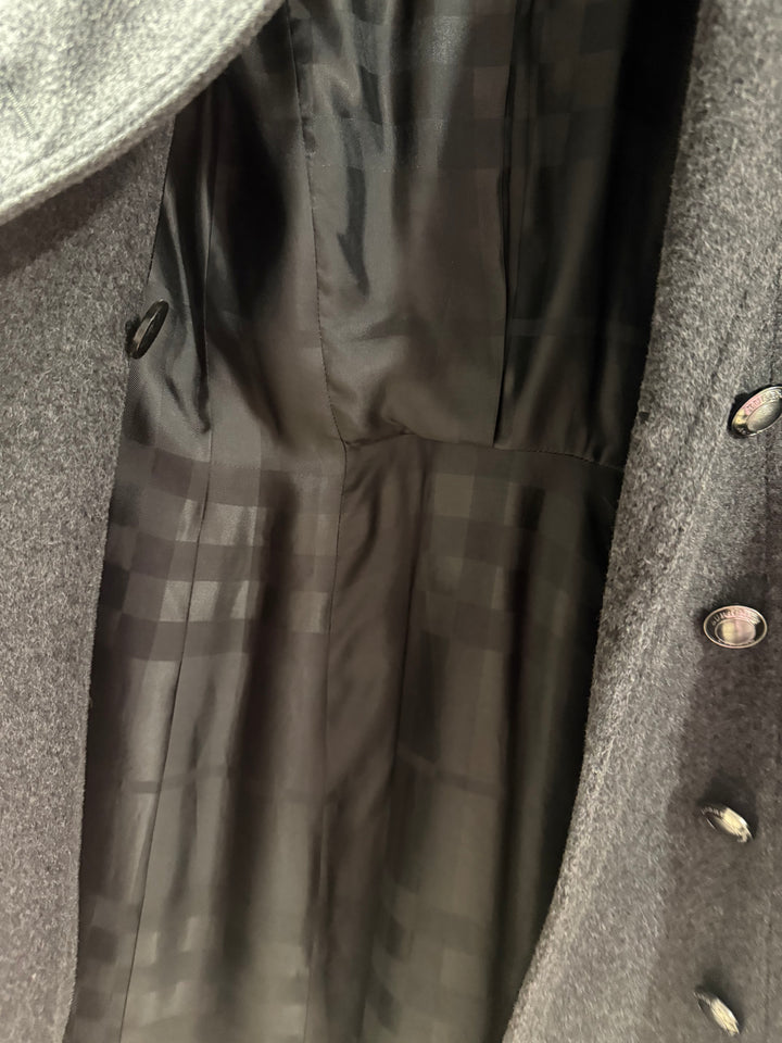 Burberry Wool Coat With Leather Trim (4; retail $3,000+)*