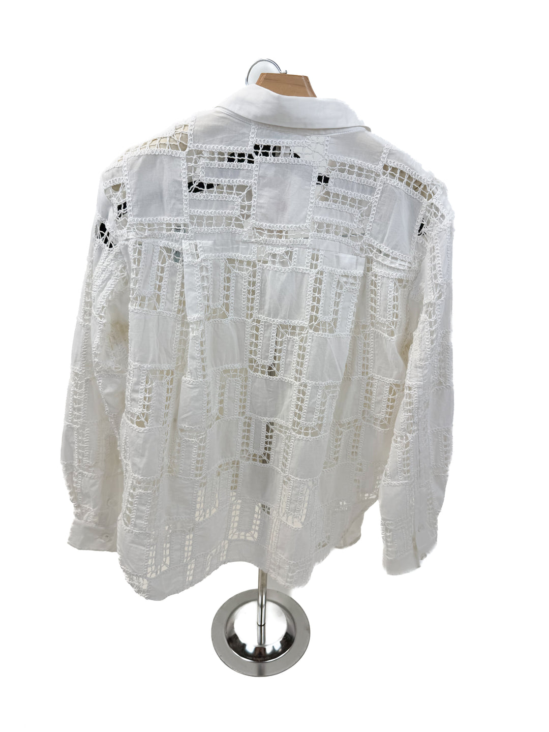 heartloom white crochet set NWT (m)