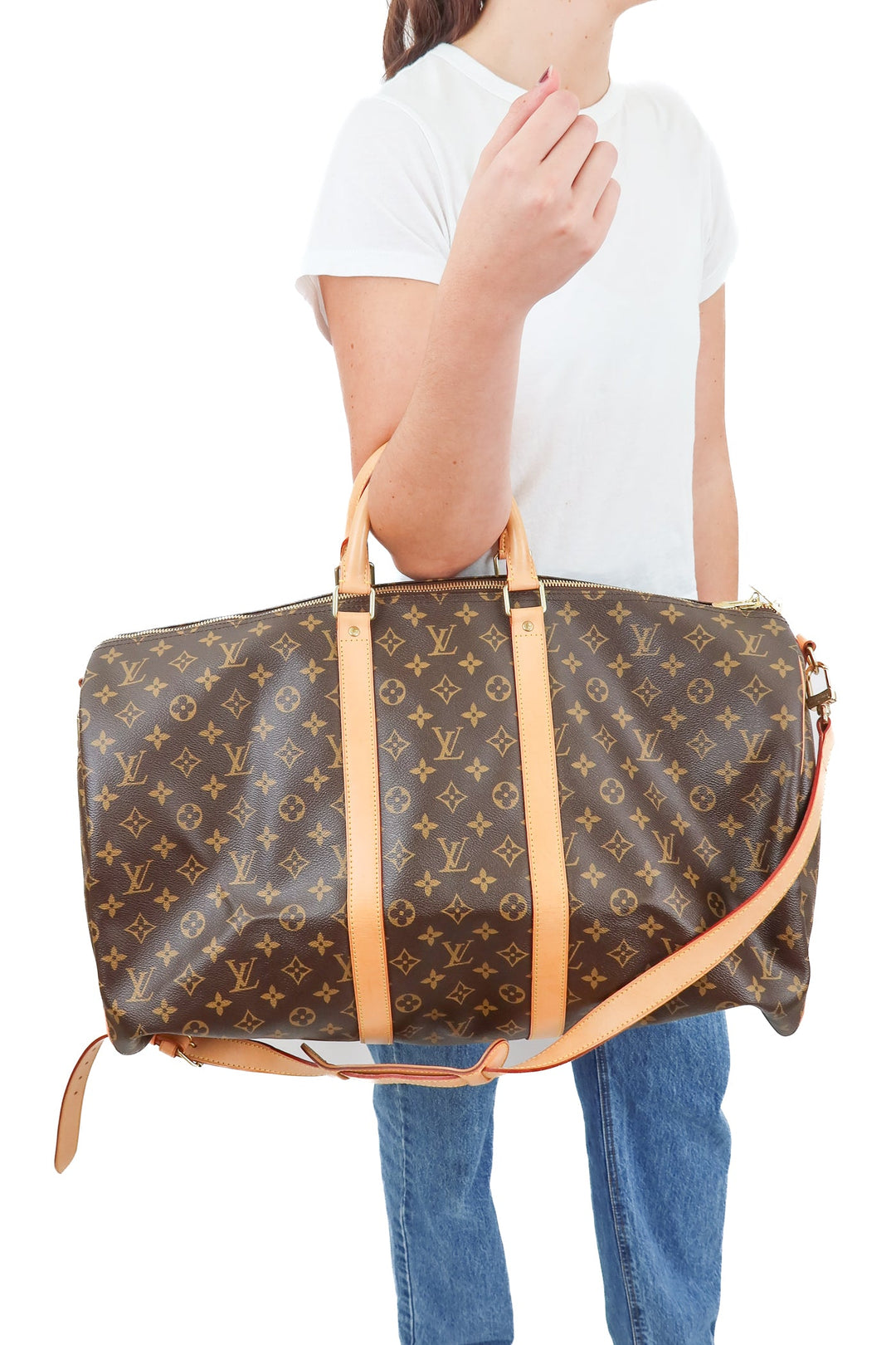 Louis Vuitton Keepall 55 (est. retail $2,700)