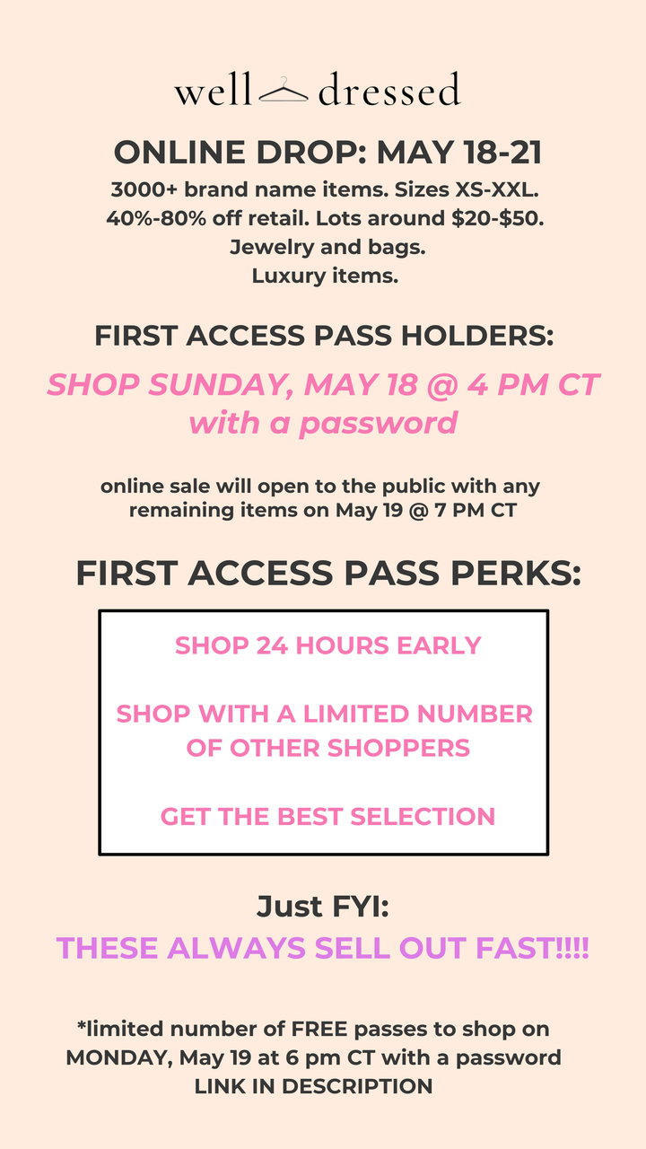 May 18th Drop First Access Pass