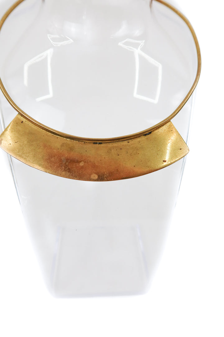 Gold choker necklace