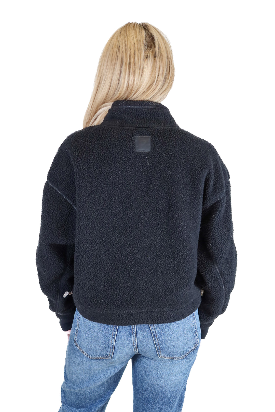 GymShark Black Fleece Pullover (S)