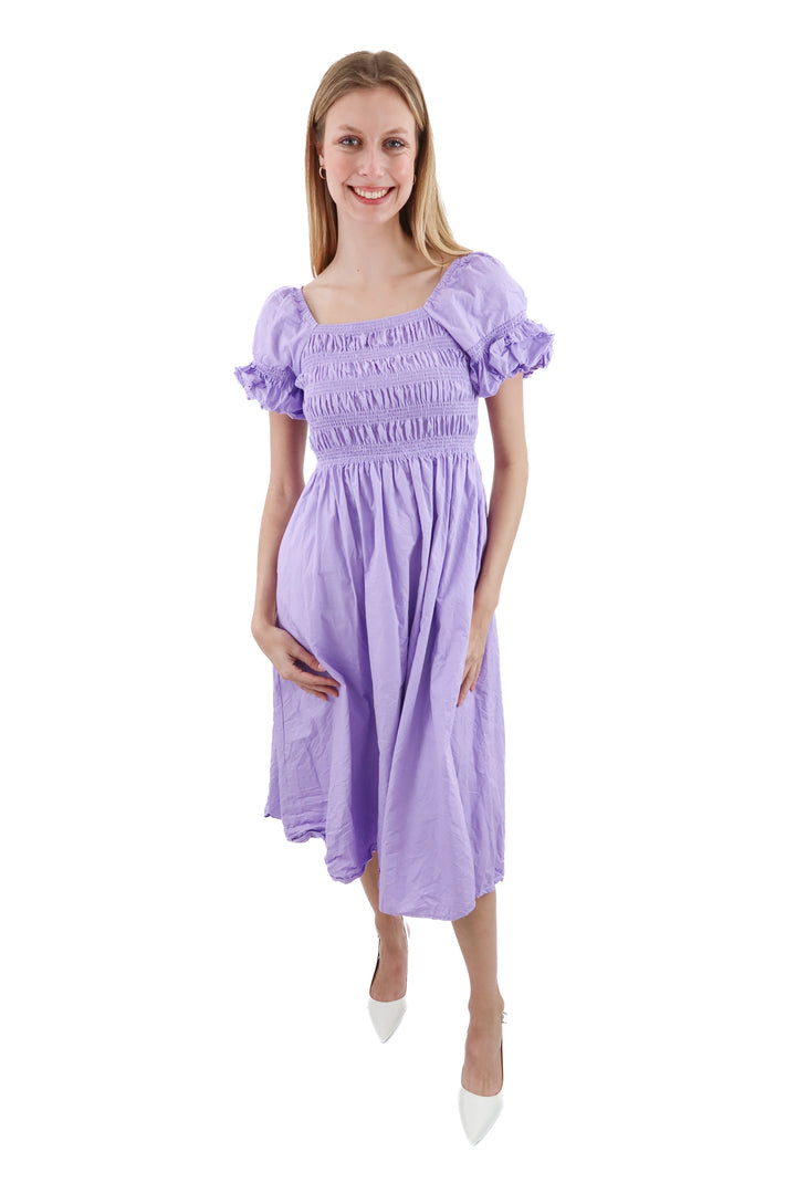 ivy city co lavender midi dress (s; retail $128)