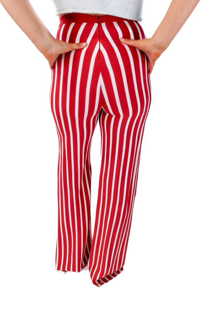 SOLD mistress rocks red/white pants (L)